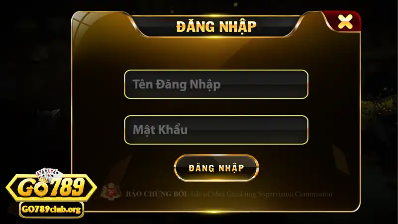 Quy trình đăng nhập hệ thống Go789